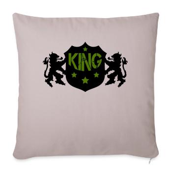King - Sofa pillowcase 17,3'' x 17,3'' (45 x 45 cm) - light taupe - Front