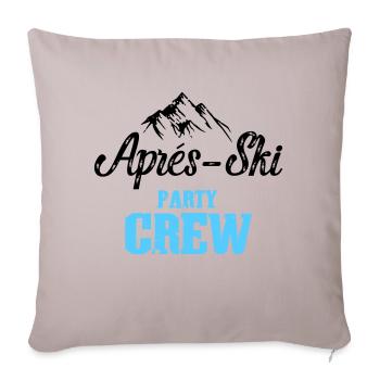 Après Ski Party Crew - Sofa pillowcase 17,3'' x 17,3'' (45 x 45 cm) - light taupe - Front