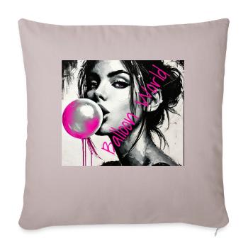 Balloon World - Sofa pillowcase 17,3'' x 17,3'' (45 x 45 cm) - light taupe - Front