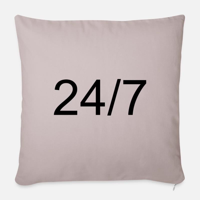 24/7 - Sofakissenbezug 45 x 45 cm - helles Taupe