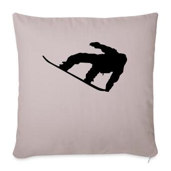 Cool snowboarder - Sofa pillowcase 17,3'' x 17,3'' (45 x 45 cm) - light taupe - Front