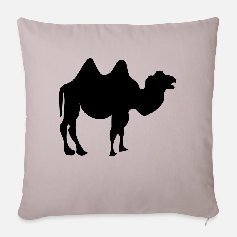 Kamel Design - Sofakissenbezug 45 x 45 cm - helles Taupe