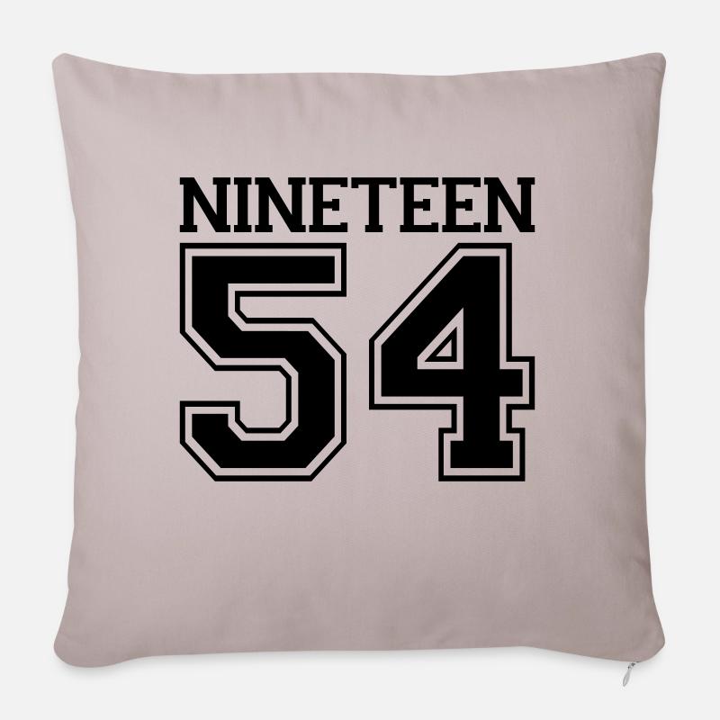 1954 - Sofa pillowcase 17,3'' x 17,3'' (45 x 45 cm) - light taupe