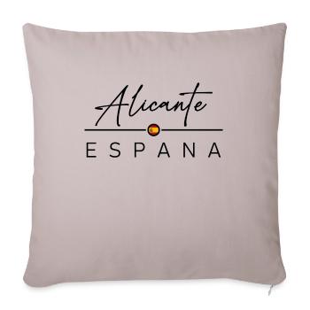 Spain - Alicante - Spain - España - Sofa pillowcase 17,3'' x 17,3'' (45 x 45 cm) - light taupe - Front