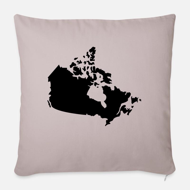 kanada country - Sofakissenbezug 45 x 45 cm - helles Taupe