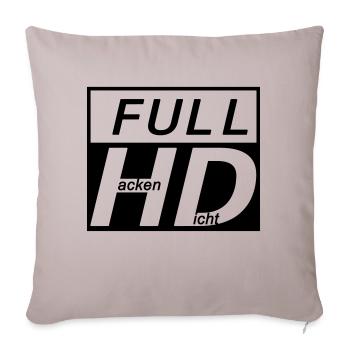 HD - Hacke Dicht - Sofakissenbezug 45 x 45 cm - helles Taupe - Vorne