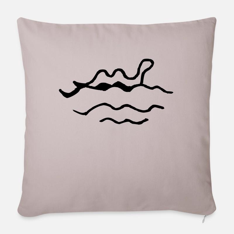 Nessie - Sofakissenbezug 45 x 45 cm - helles Taupe