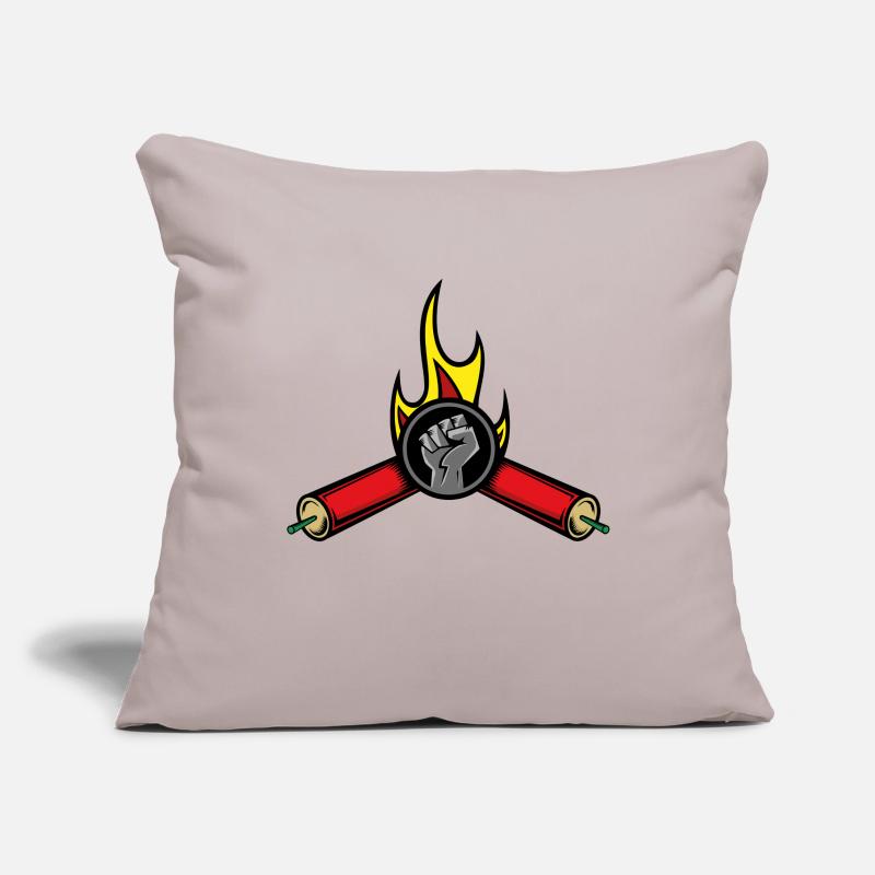 Banging firecrackers fireworks gift Sofa pillowcase 17,3'' x 17,3'' (45 x 45 cm)