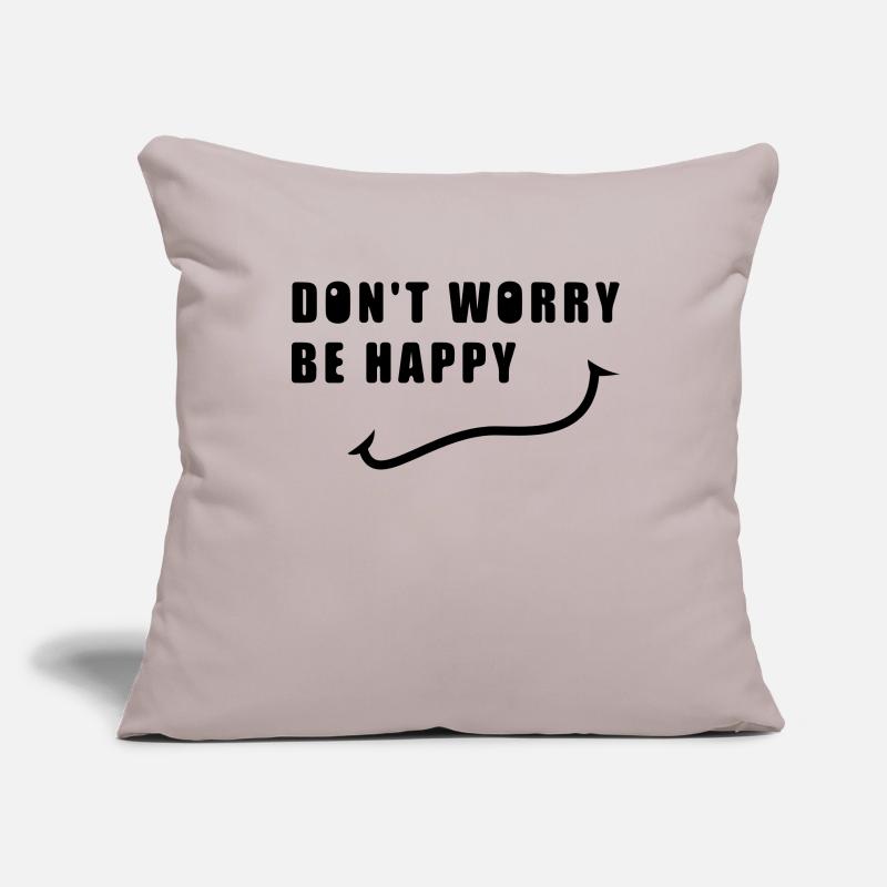 Citations Housse de coussin décorative 45 x 45 cm