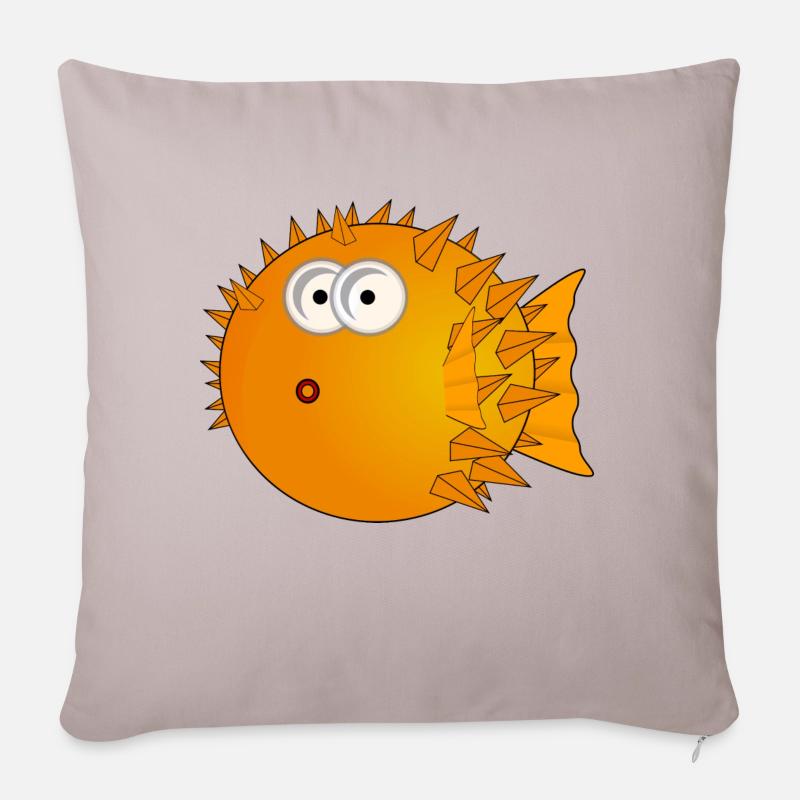 Blowfish - Housse de coussin décorative 45 x 45 cm - taupe clair