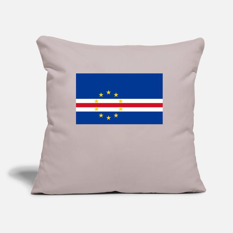 drapeau Cap Vert Housse de coussin décorative 45 x 45 cm