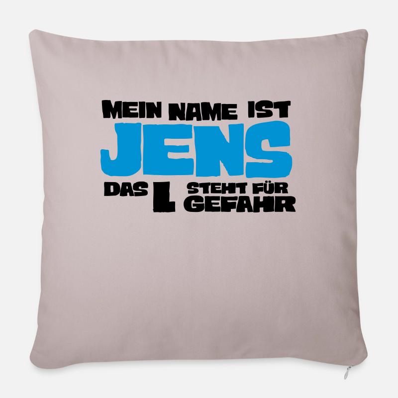 jens - Sofakissenbezug 45 x 45 cm - helles Taupe