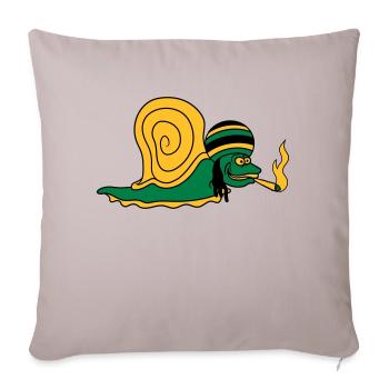 kiffer kiffen drogues conjointes fumer jamaica raggae - Housse de coussin décorative 45 x 45 cm - taupe clair - Devant