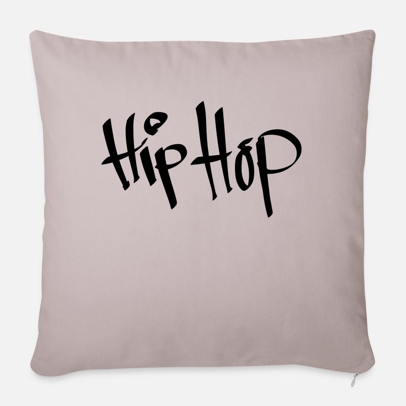 Hip Hop - Sofakissenbezug 45 x 45 cm - helles Taupe