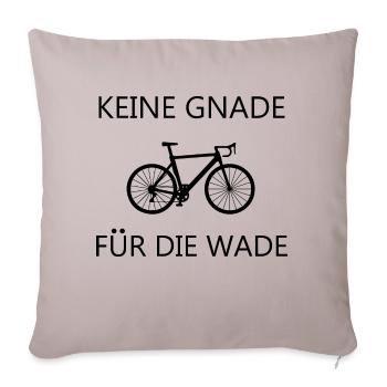 Bicyclette - Housse de coussin décorative 45 x 45 cm - taupe clair - Devant