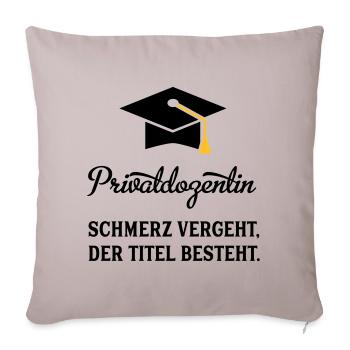 PDin - Sofakissenbezug 45 x 45 cm - helles Taupe - Vorne