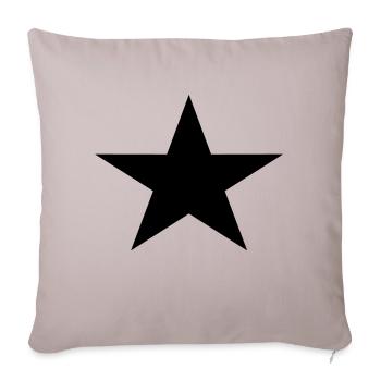 etoile - Housse de coussin décorative 45 x 45 cm - taupe clair - Devant