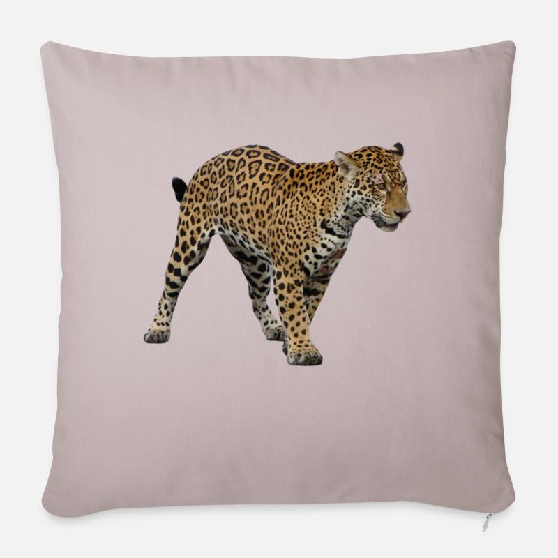 Jaguar 2 - Sofakissenbezug 45 x 45 cm - helles Taupe