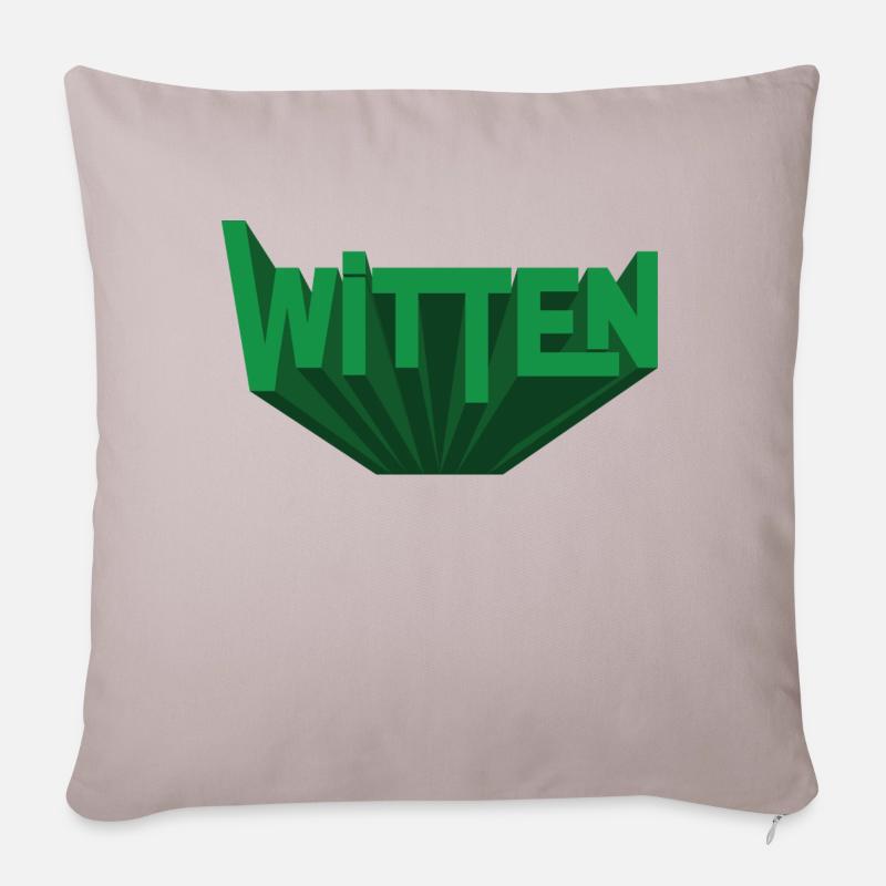 Witten - Sofakissenbezug 45 x 45 cm - helles Taupe