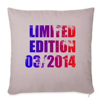 10th Anniversary Limited Edition 03/2014 - Sofa pillowcase 17,3'' x 17,3'' (45 x 45 cm) - light taupe - Front