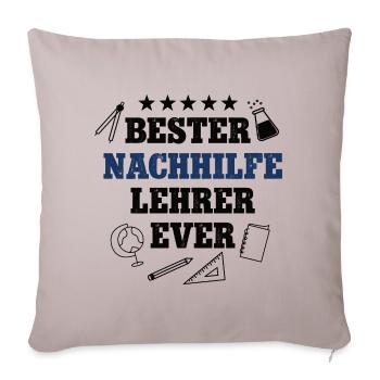 Bester Nachhilfe Lehrer Student Nachhilfelehrer - Sofakissenbezug 45 x 45 cm - helles Taupe - Vorne