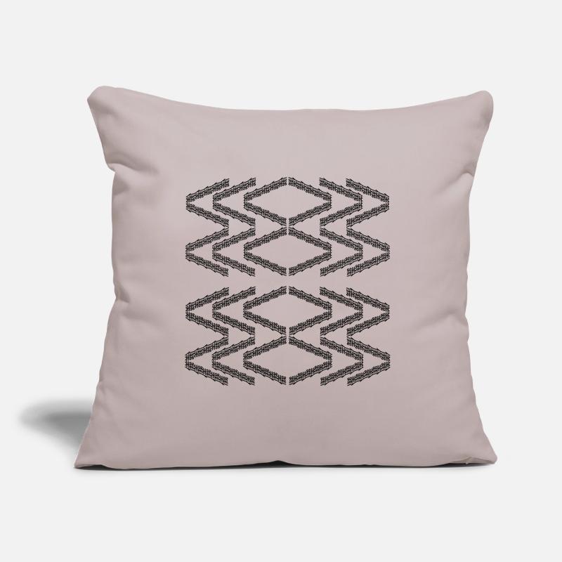 Zigzag pattern Sofa pillowcase 17,3'' x 17,3'' (45 x 45 cm)