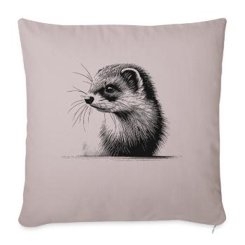 Ermine - Sofa pillowcase 17,3'' x 17,3'' (45 x 45 cm) - light taupe - Front