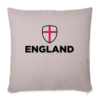 National flag of England - Sofa pillowcase 17,3'' x 17,3'' (45 x 45 cm) - light taupe - Front