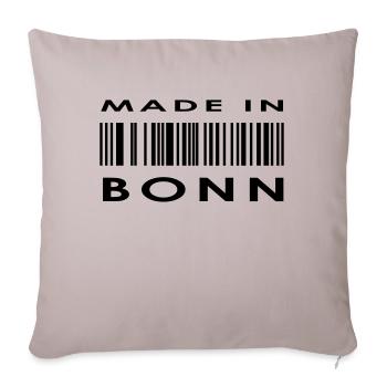 Bonn - Sofakissenbezug 45 x 45 cm - helles Taupe - Vorne