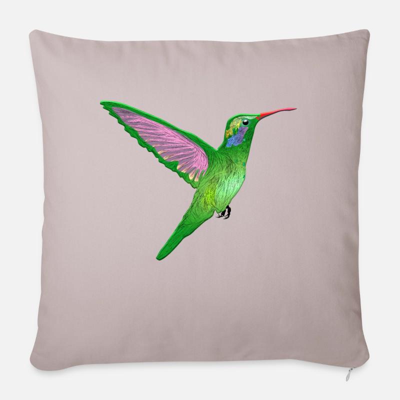 Kolibri - Sofakissenbezug 45 x 45 cm - helles Taupe