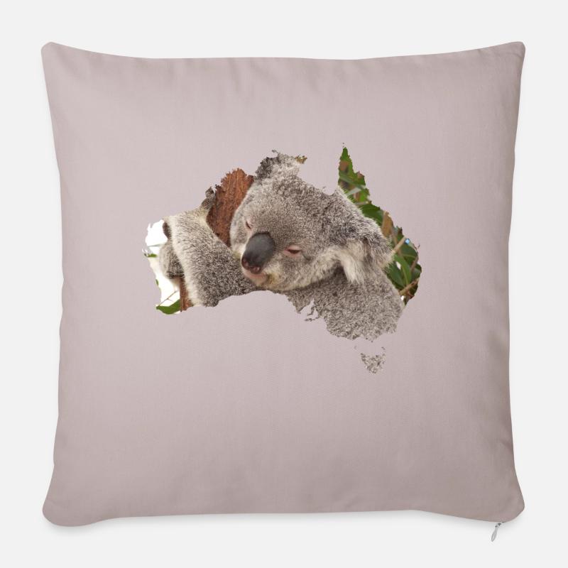 Koala - Sofakissenbezug 45 x 45 cm - helles Taupe