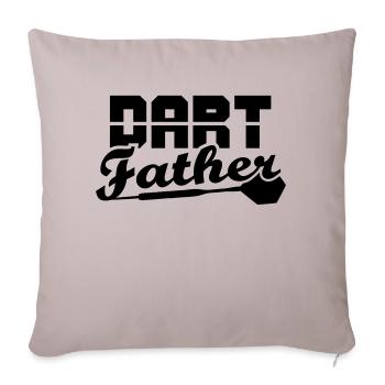 DART Father - Sofa pillowcase 17,3'' x 17,3'' (45 x 45 cm) - light taupe - Front