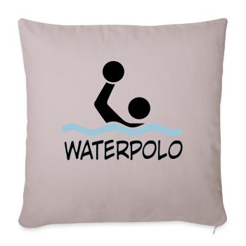 waterpolo - Housse de coussin décorative 45 x 45 cm - taupe clair - Devant