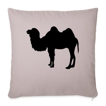 kamel - Housse de coussin décorative 45 x 45 cm - taupe clair - Devant