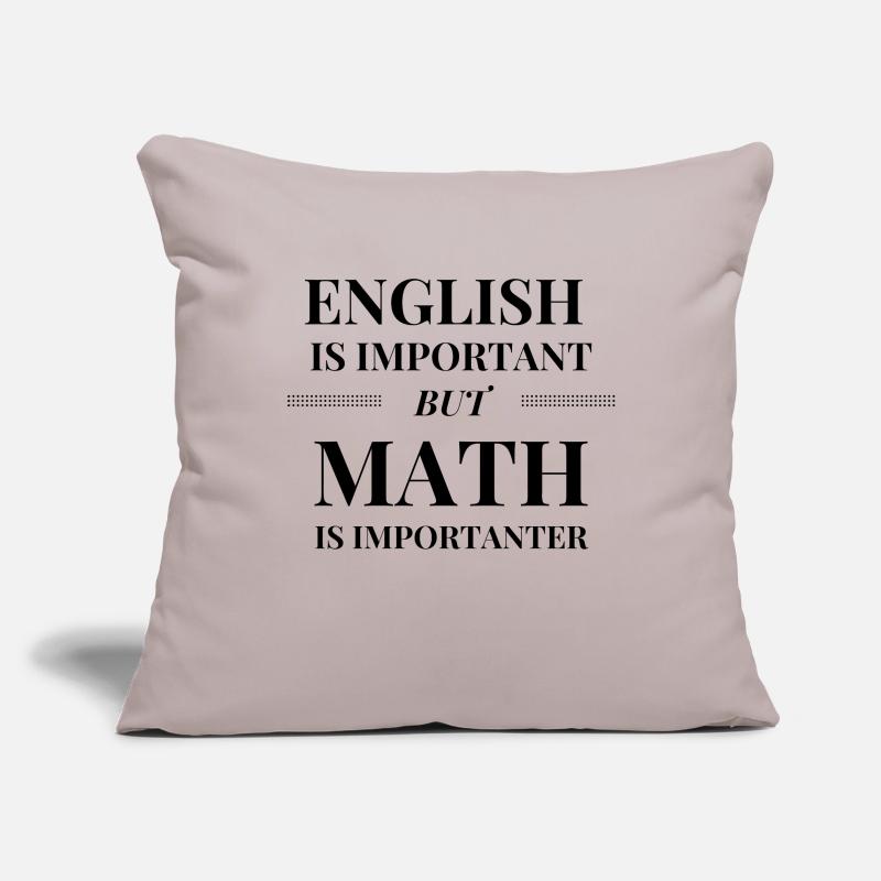 Math is Importanter Sofakissenbezug 45 x 45 cm