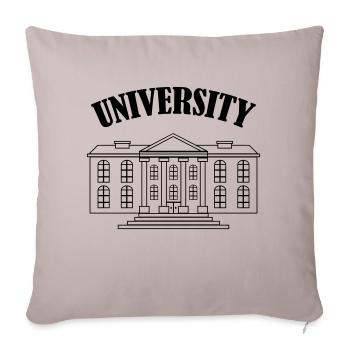 University - Sofa pillowcase 17,3'' x 17,3'' (45 x 45 cm) - light taupe - Front