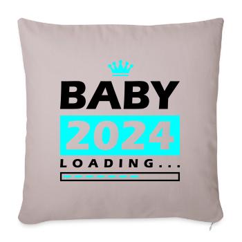 Baby 2024 Loading - Sofa pillowcase 17,3'' x 17,3'' (45 x 45 cm) - light taupe - Front