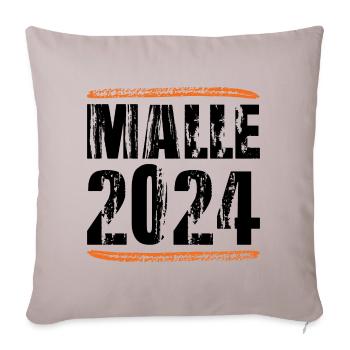 Devis Malle 2024 - Housse de coussin décorative 45 x 45 cm - taupe clair - Devant