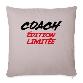 COACH Limited Edition - Sofa pillowcase 17,3'' x 17,3'' (45 x 45 cm) - light taupe - Front