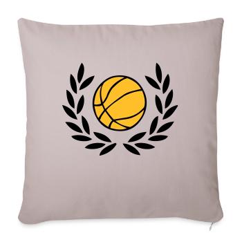 Basketball - Sofakissenbezug 45 x 45 cm - helles Taupe - Vorne
