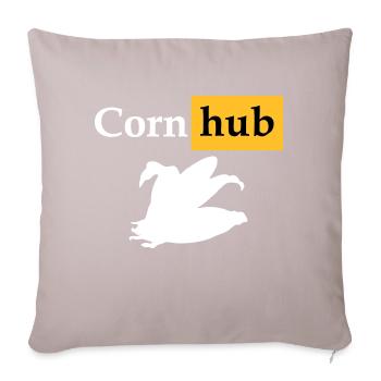 Corn-Hub - Sofakissenbezug 45 x 45 cm - helles Taupe - Vorne