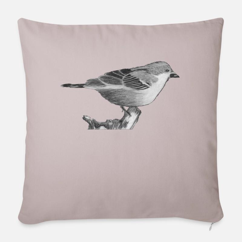 Spatz - Sofakissenbezug 45 x 45 cm - helles Taupe