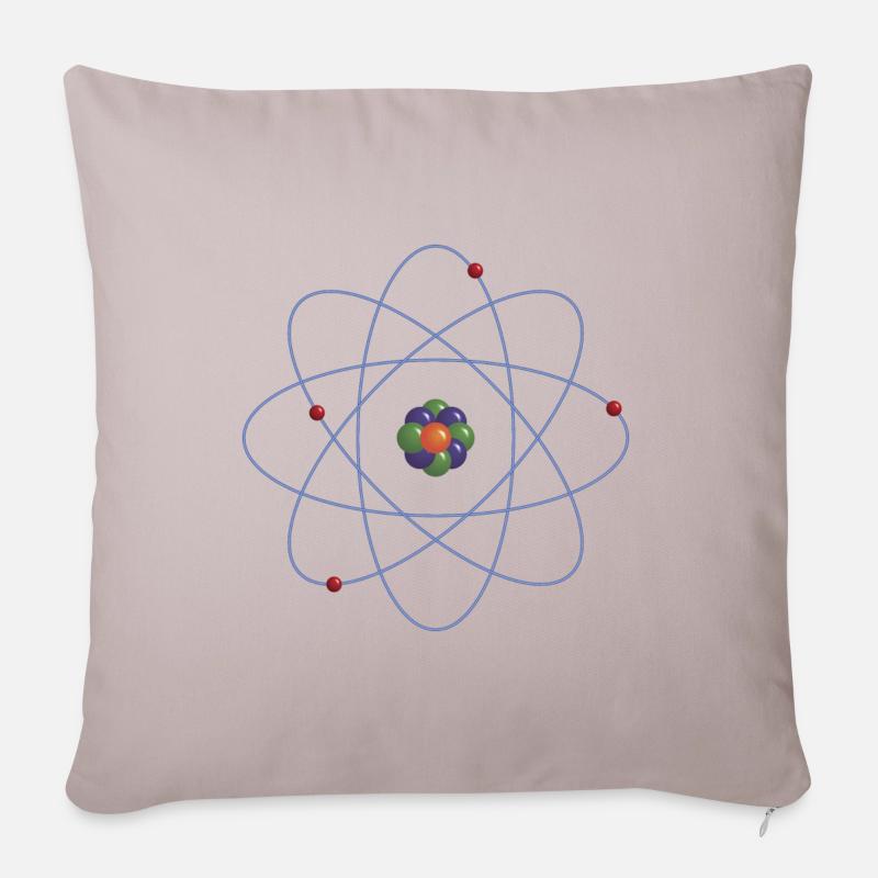 Atom - Sofakissenbezug 45 x 45 cm - helles Taupe