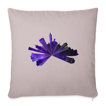 Streetart, Graffiti, Urbain, Ville, Art - Housse de coussin décorative 45 x 45 cm - taupe clair - Devant