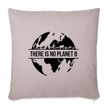 Natur Umweltschutz Mutter Erde Geschenk - Sofakissenbezug 45 x 45 cm - helles Taupe - Vorne