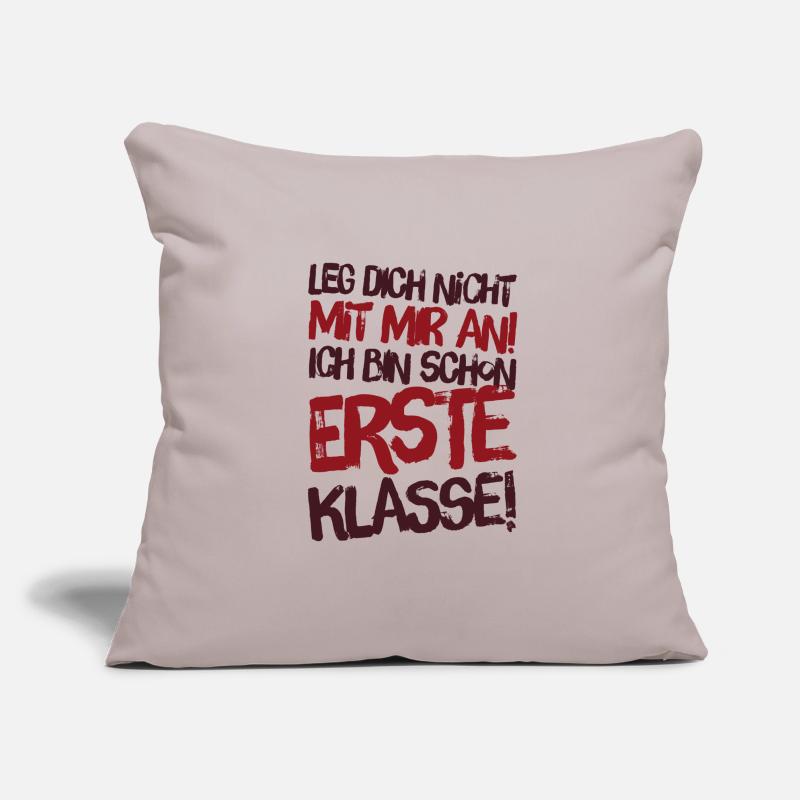 Don't mess with me - first class. Gift Sofa pillowcase 17,3'' x 17,3'' (45 x 45 cm)