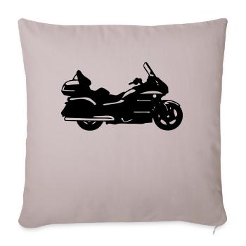 goldwing gt motorrad zeichnung - Sofakissenbezug 45 x 45 cm - helles Taupe - Vorne