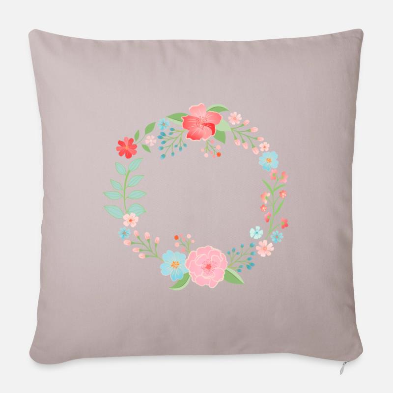 Garland sort - Housse de coussin décorative 45 x 45 cm - taupe clair