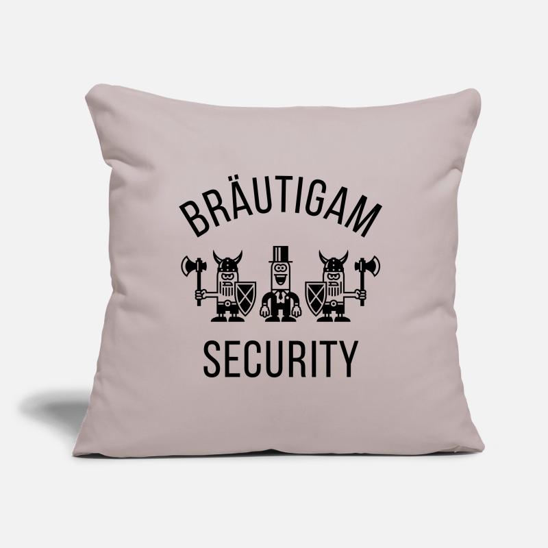 Bräutigam Security Wikinger (JGA / 1C) Sofakissenbezug 45 x 45 cm