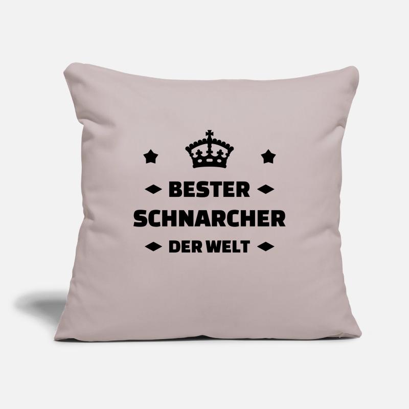Ronfler / Ronfleur / Ronfleuse / Ronflement Housse de coussin décorative 45 x 45 cm